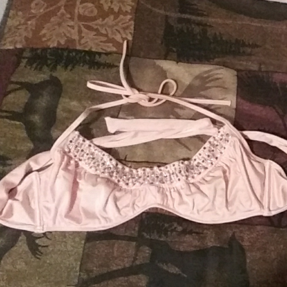 Victoria's Secret beaded medium swim top
